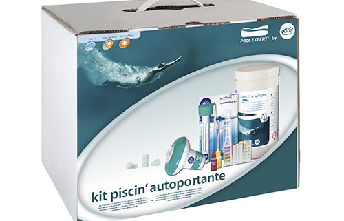 Piscine GRE - Kit piscine da 5 a 15 m3 e da 15 a 30 m3 - 08731 08732