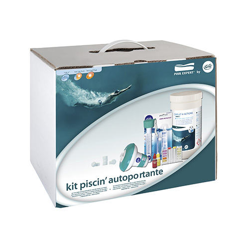 Piscine GRE - Kit piscine da 5 a 15 m3 e da 15 a 30 m3 - 08731 08732